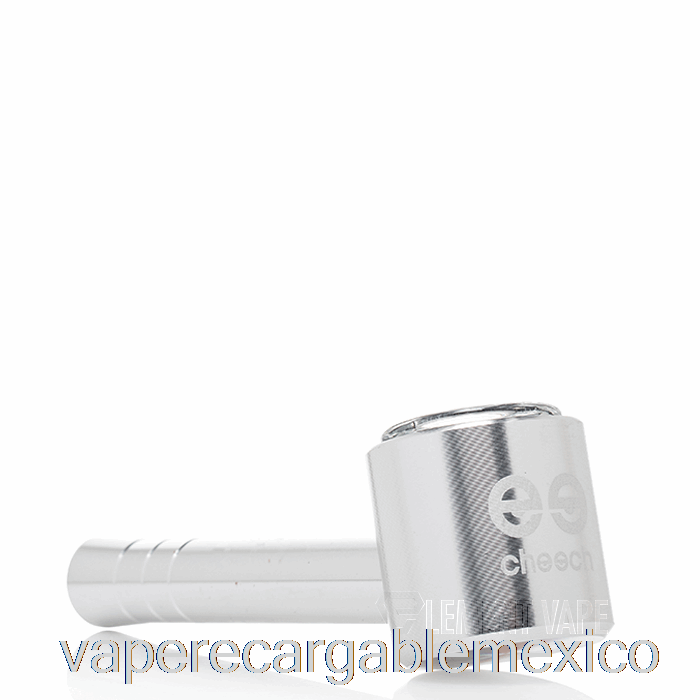 Vape Recargable Cheech Metal Revestido Sherlock Hand Pipe Plata